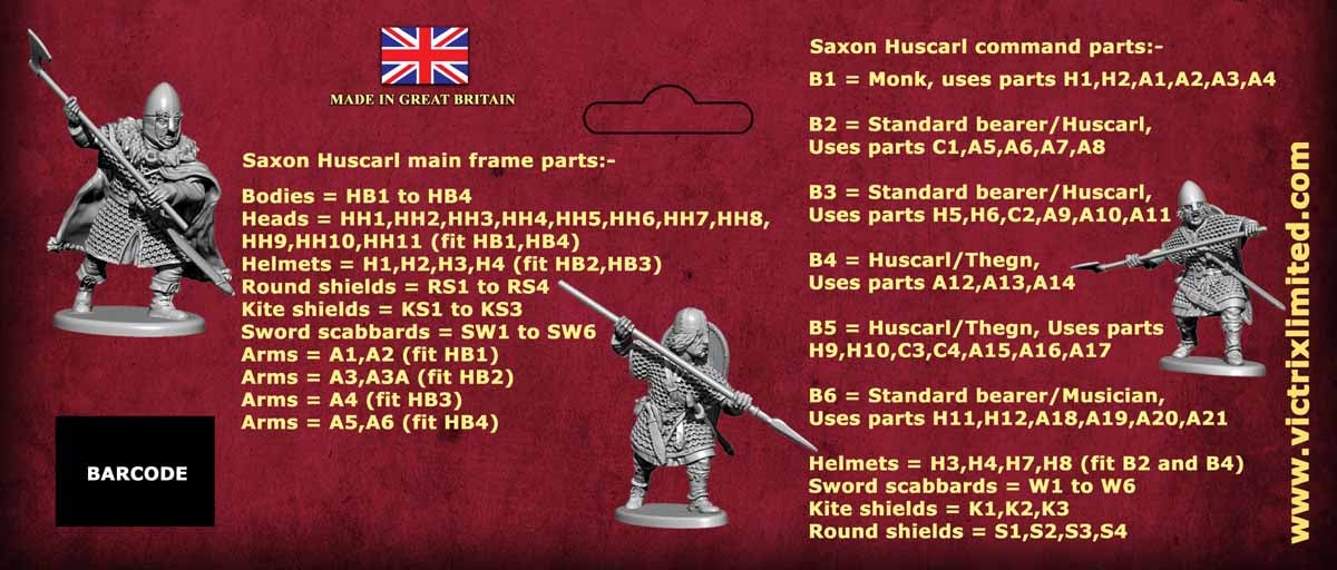 Huscarls (Late Saxons/Anglo Danes) - Fog of Wargames -