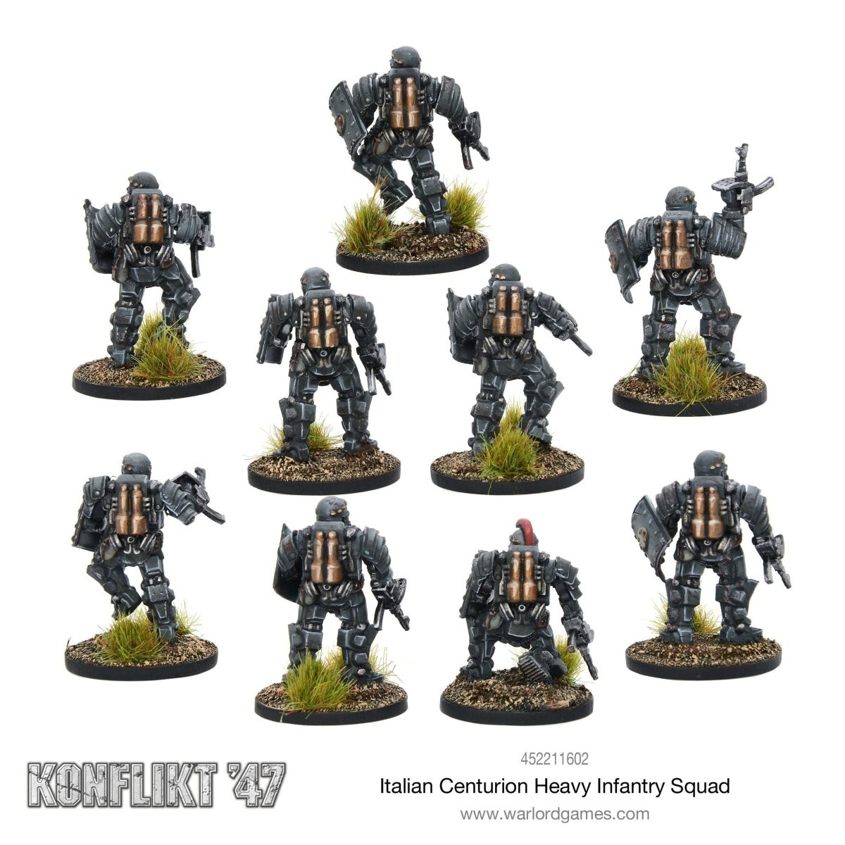 Italian Centurion Heavy Infantry Squad - Fog of Wargames - 5.06E+12
