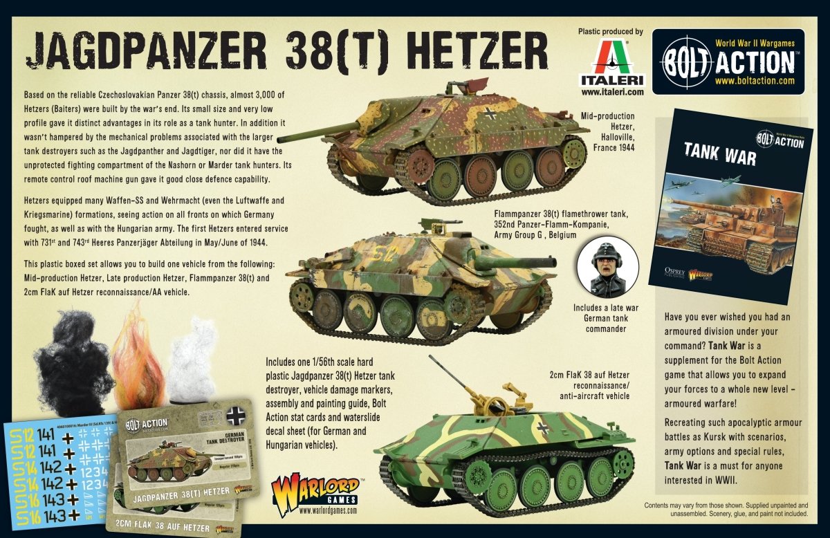 Jagdpanzer 38(T) Hetzer - Fog of Wargames -