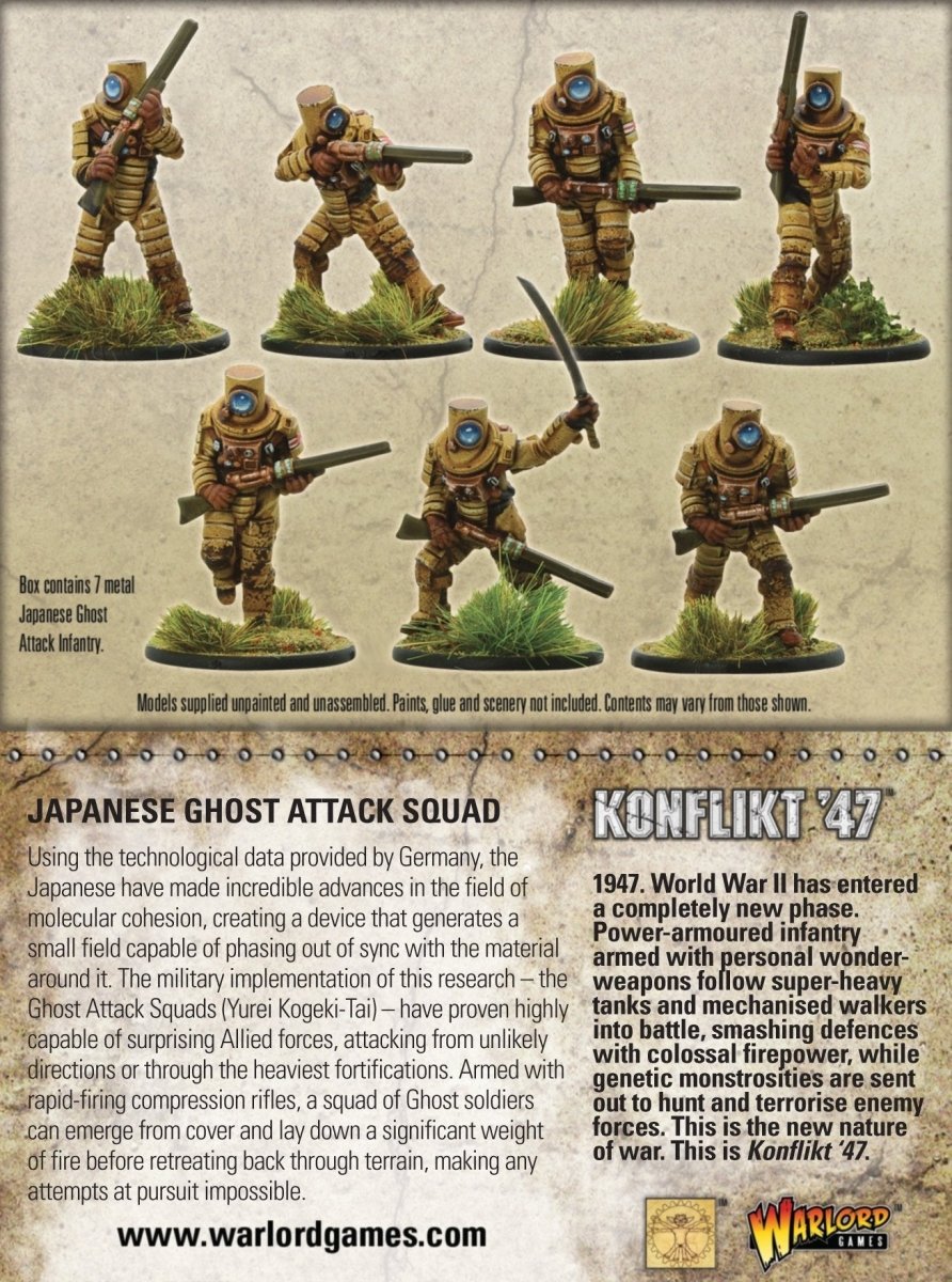 Japanese Ghost Attack Squad - Fog of Wargames -