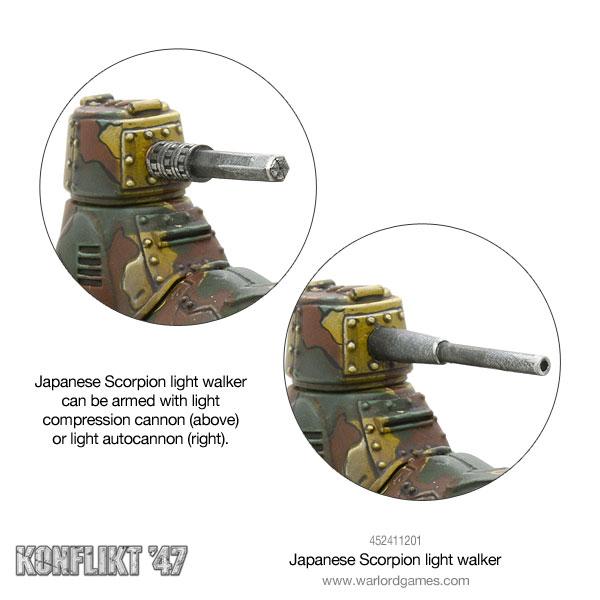 Japanese Scorpion light walker - Fog of Wargames - 5.06E+12