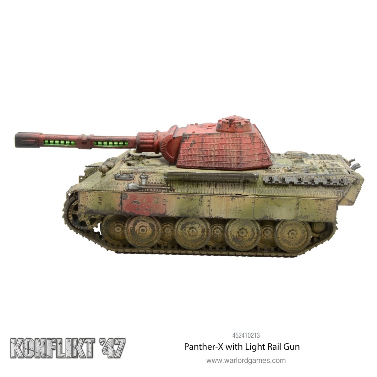 Konflikt 47: Panther - X with light rail gun - Fog of Wargames - 5.06E+12
