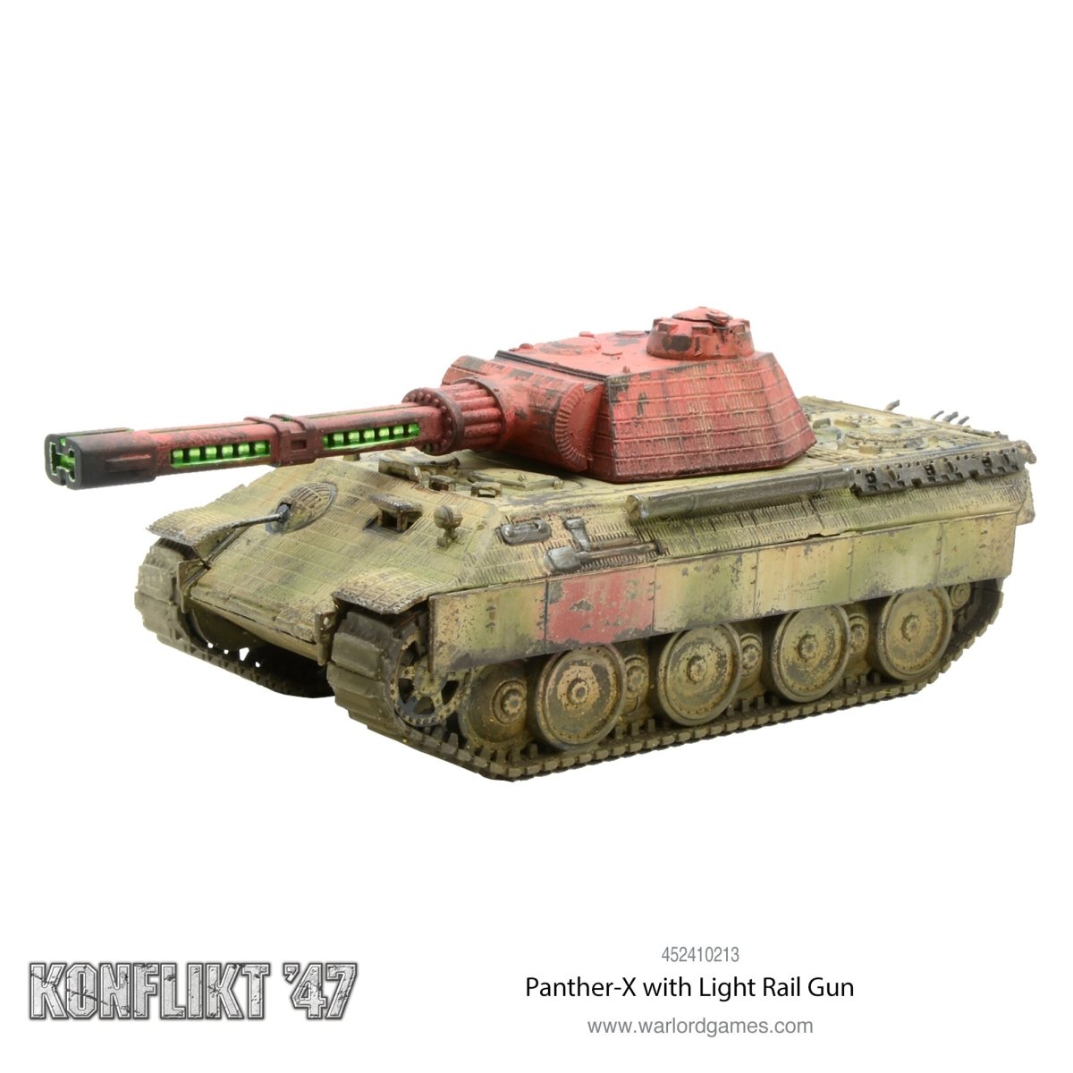 Konflikt 47: Panther - X with light rail gun - Fog of Wargames - 5.06E+12