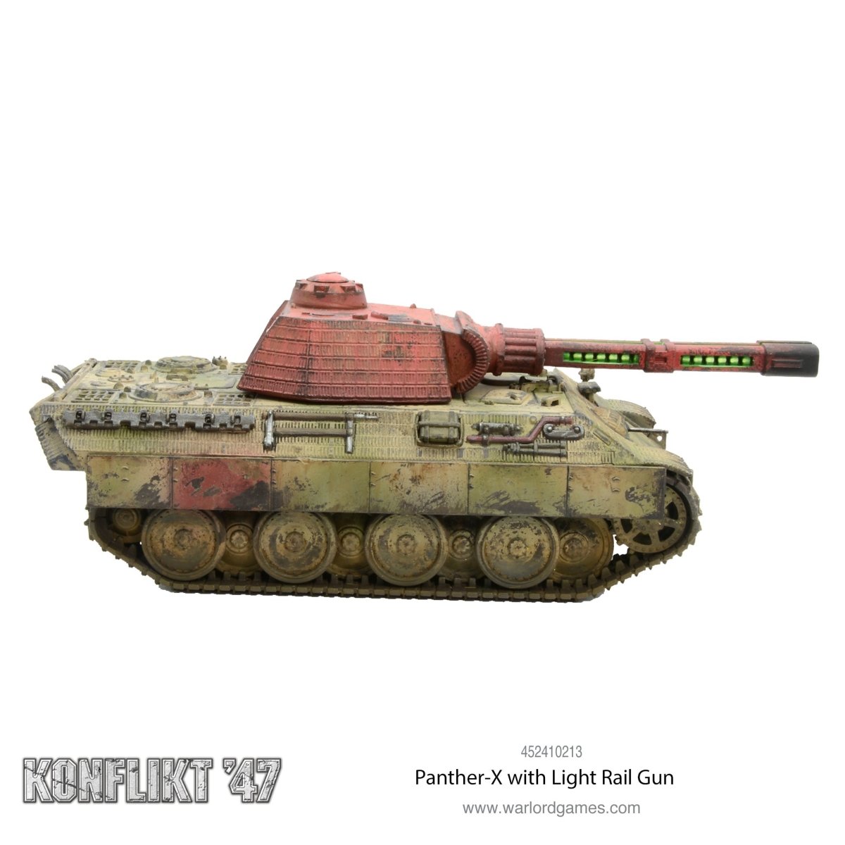 Konflikt 47: Panther - X with light rail gun - Fog of Wargames - 5.06E+12