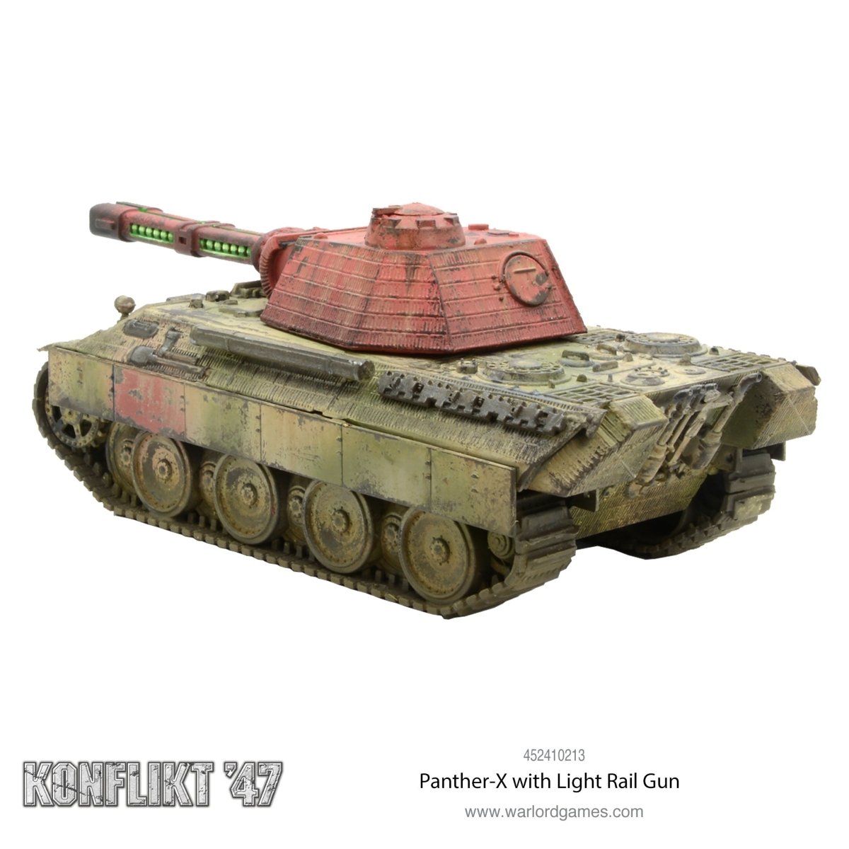 Konflikt 47: Panther - X with light rail gun - Fog of Wargames - 5.06E+12