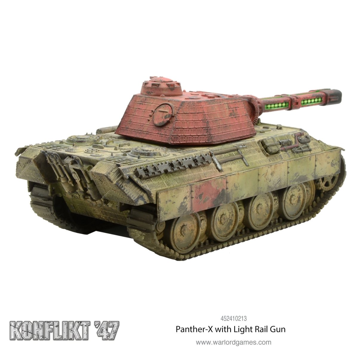 Konflikt 47: Panther - X with light rail gun - Fog of Wargames - 5.06E+12