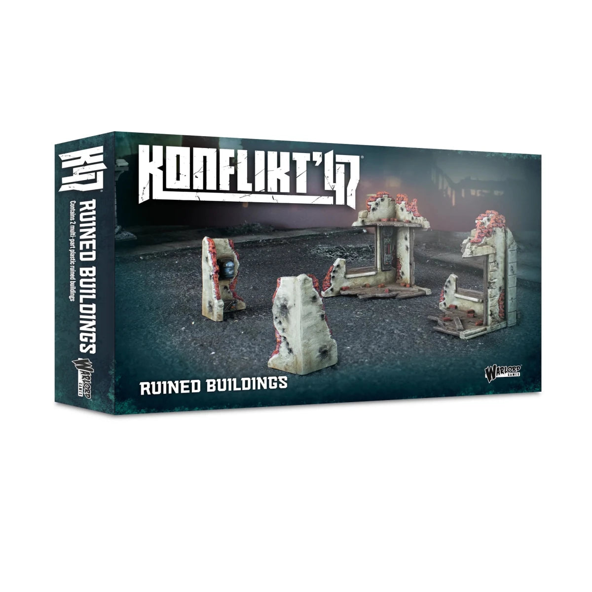 Konflikt '47 Ruined Building - Fog of Wargames -