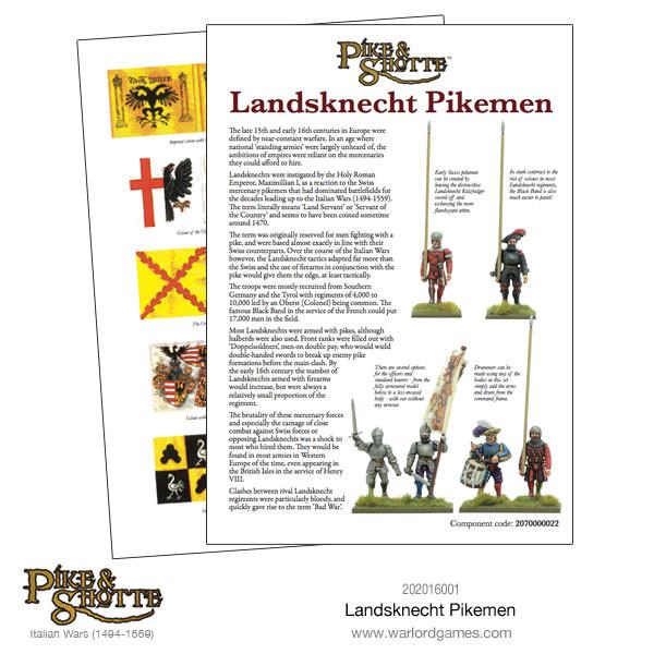 Landsknechts Pikemen - Fog of Wargames - 5.06E+12
