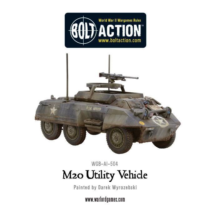 M8/M20 Greyhound Scout Car (Plastic Box) - Fog of Wargames - 5.06E+12