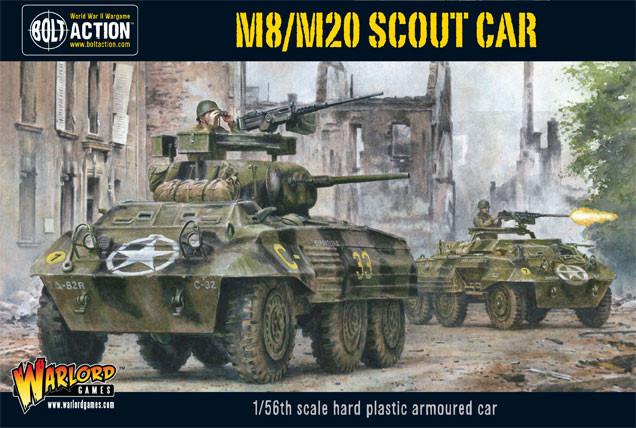 M8/M20 Greyhound Scout Car (Plastic Box) - Fog of Wargames - 5.06E+12