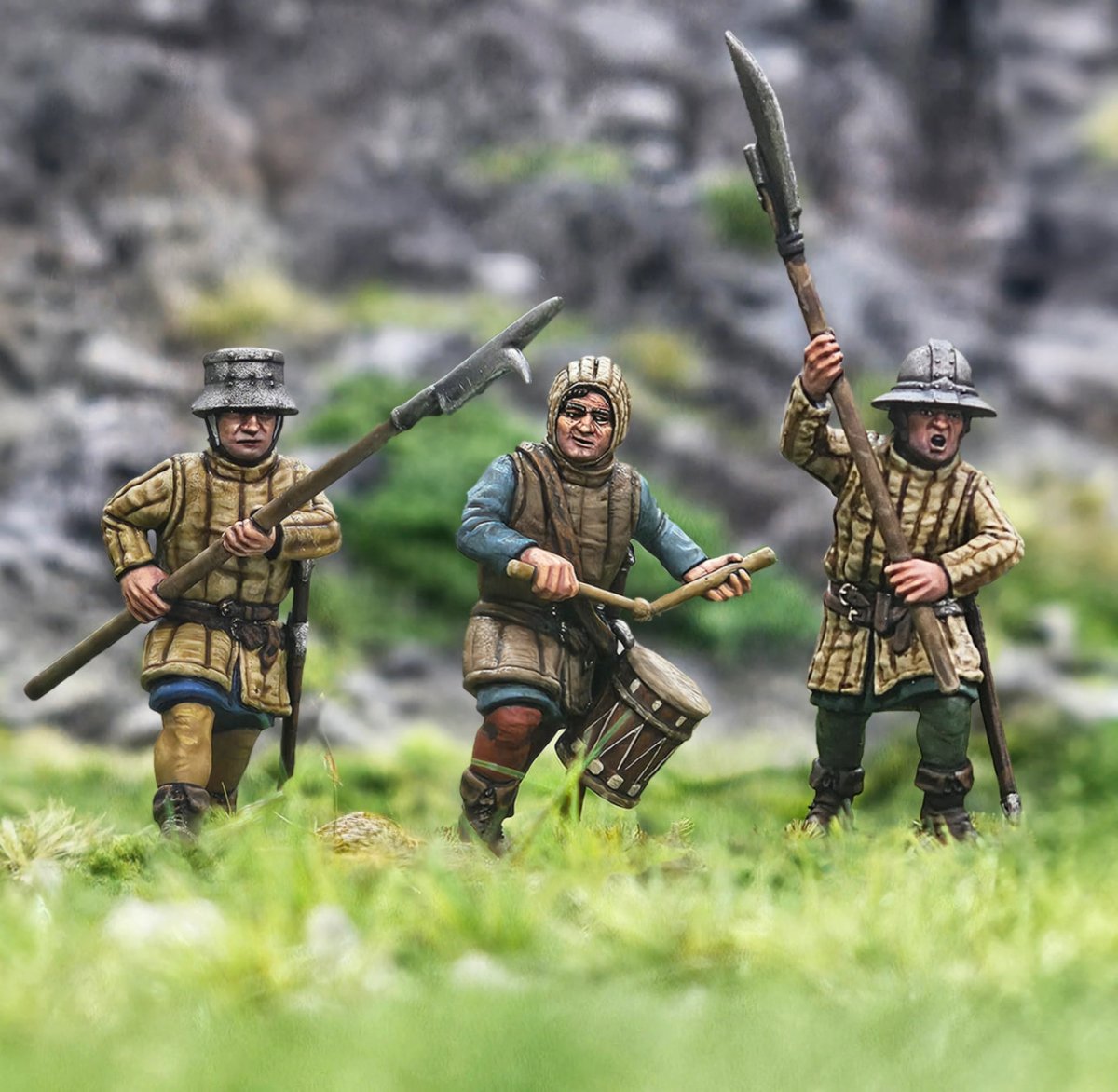 Medieval Foot Sergeants - Fog of Wargames -