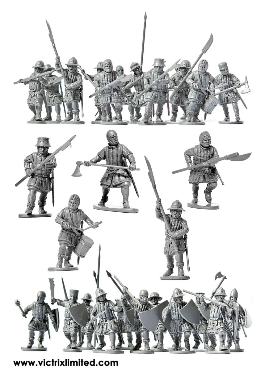 Medieval Foot Sergeants - Fog of Wargames -