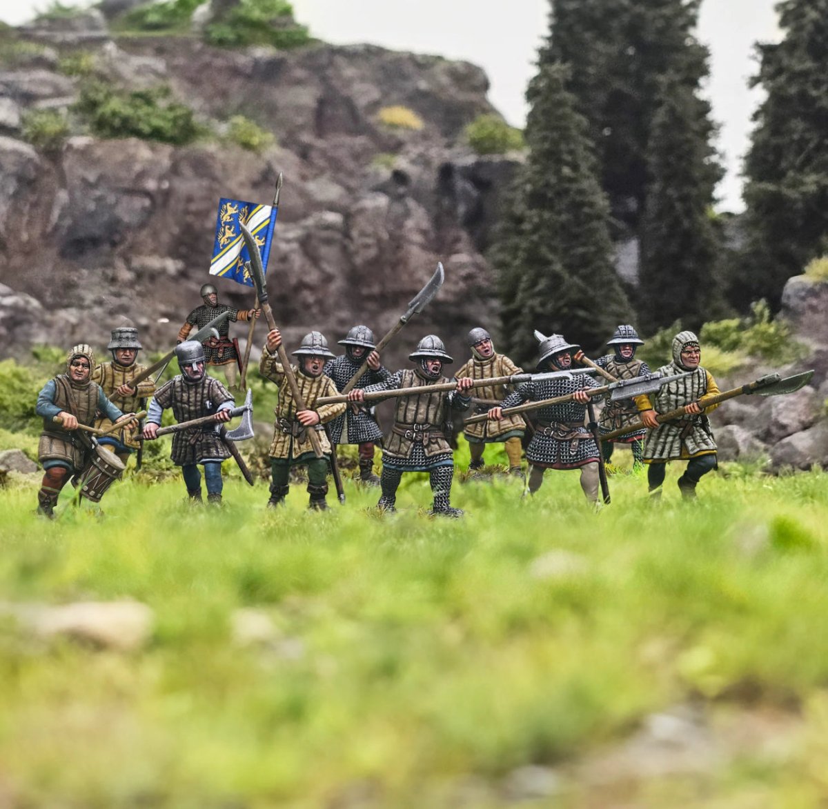 Medieval Foot Sergeants - Fog of Wargames -