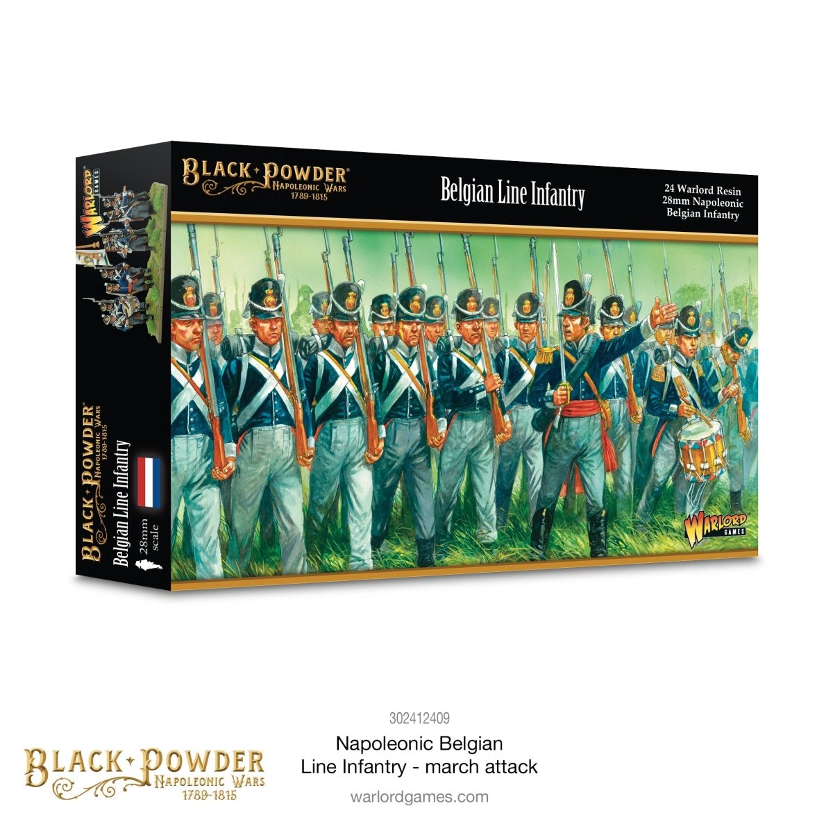 Napoleonic Belgian Line Infantry march attack - Fog of Wargames - 5.06E+12