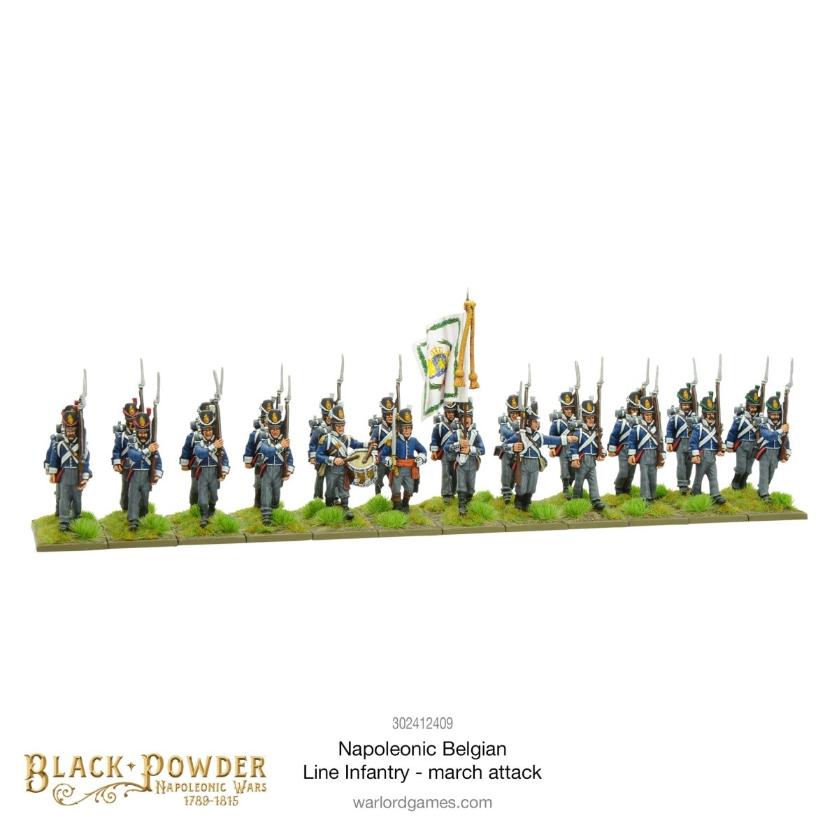 Napoleonic Belgian Line Infantry march attack - Fog of Wargames - 5.06E+12