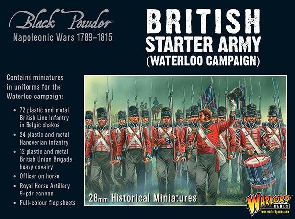 Napoleonic British starter army (Waterloo campaign) - Fog of Wargames - 5060393700005
