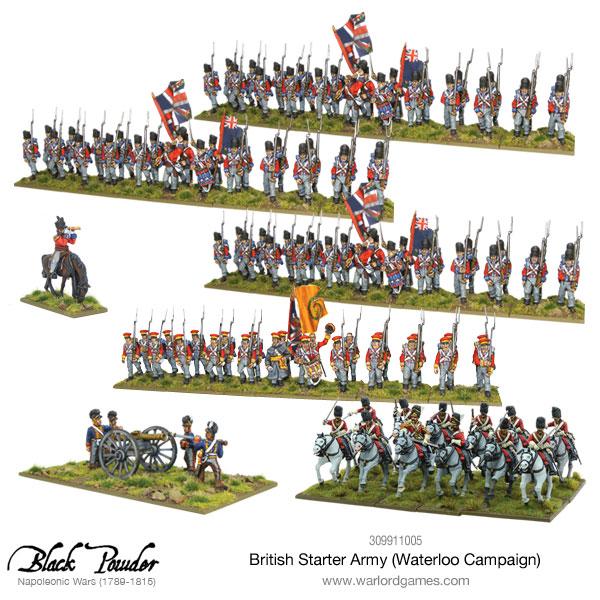 Napoleonic British starter army (Waterloo campaign) - Fog of Wargames - 5060393700005