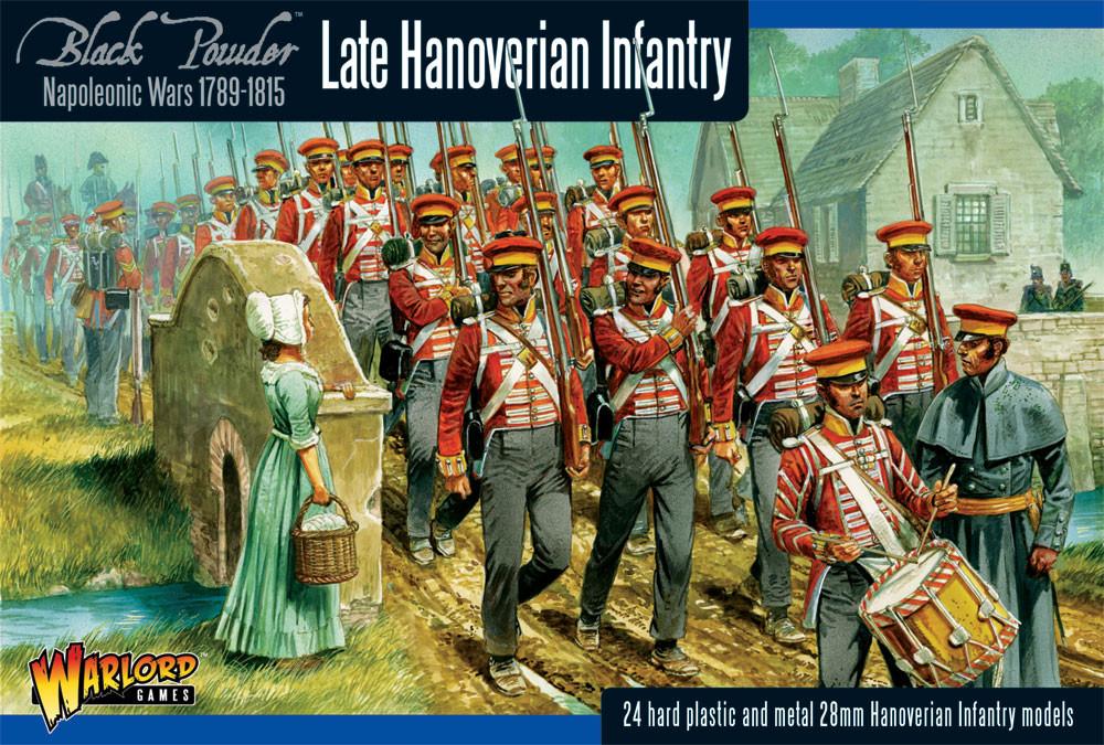Napoleonic Hanoverian Line Infantry Regiment plastic boxed set - Fog of Wargames - 5060393702153