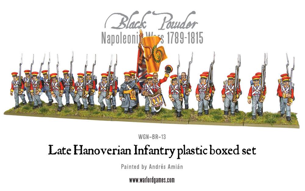 Napoleonic Hanoverian Line Infantry Regiment plastic boxed set - Fog of Wargames - 5060393702153