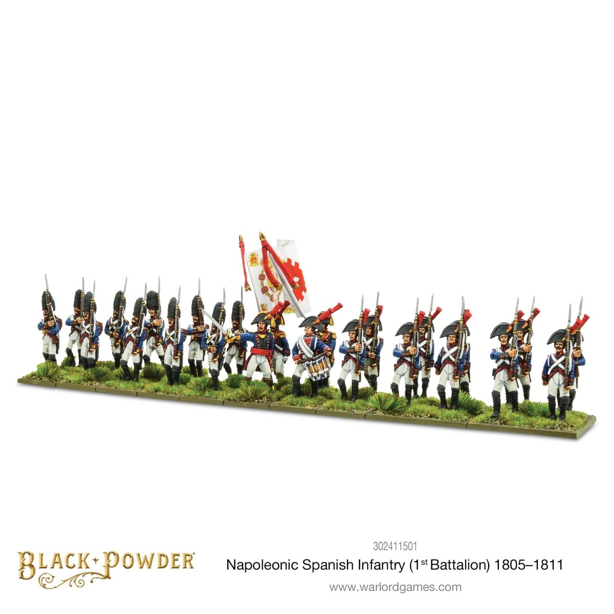 Napoleonic Spanish Infantry (1st Battalion) 1805 - 1811 - Fog of Wargames - 5.06E+12
