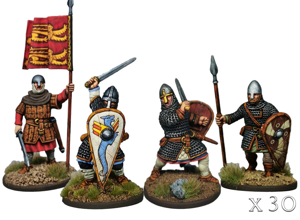 Norman Infantry Skirmish Pack - Fog of Wargames -