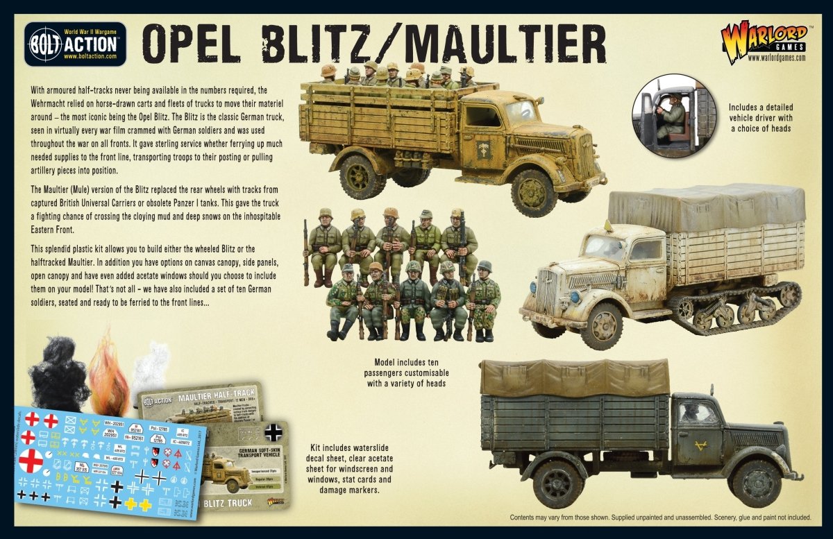 Opel Blitz/Maultier - Fog of Wargames -