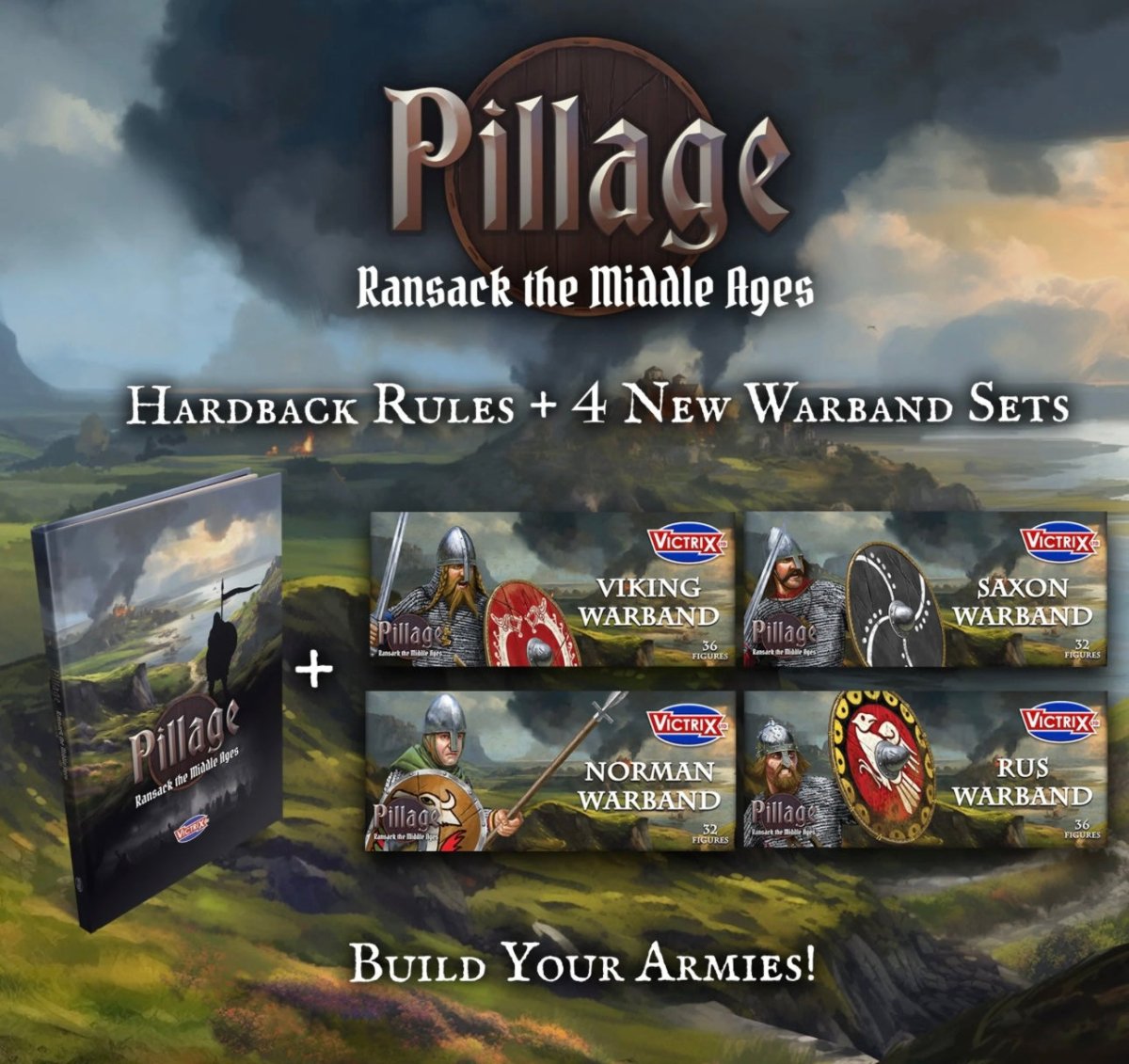 Pillage - Hardcover Rulebook - Fog of Wargames -