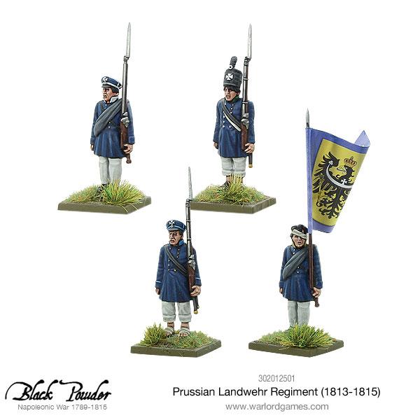 Prussian Landwehr regiment 1813 - 1815 - Fog of Wargames - 5060393707929
