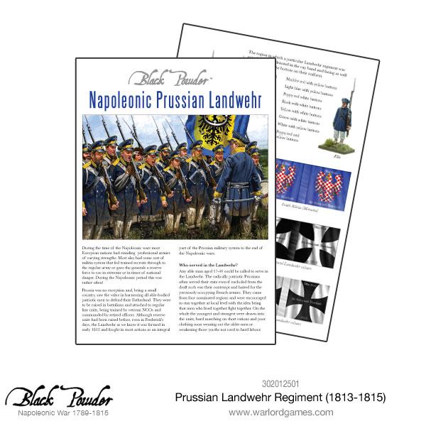 Prussian Landwehr regiment 1813 - 1815 - Fog of Wargames - 5060393707929