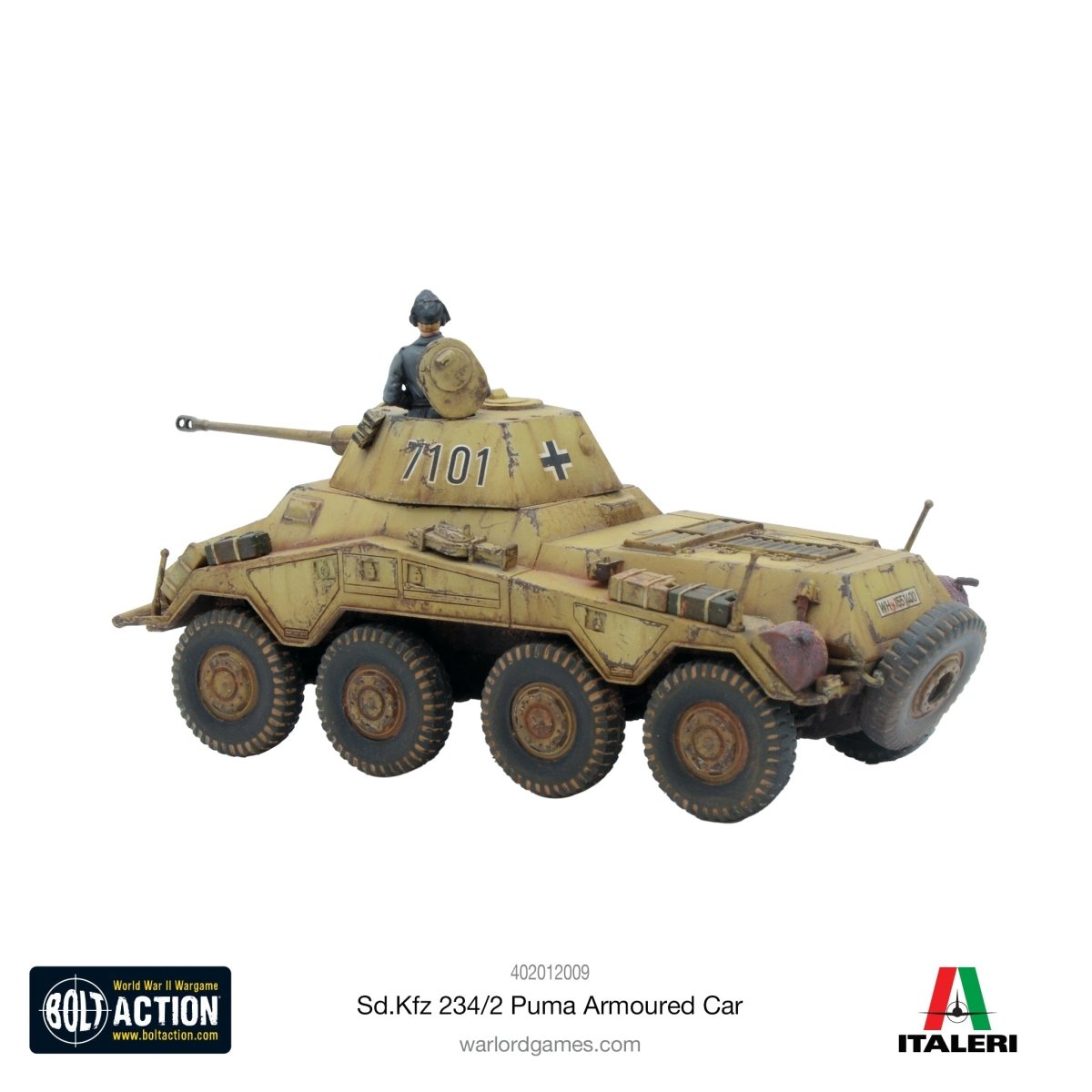 Puma Sd.Kfz 234/2 Armoured Car - Fog of Wargames -