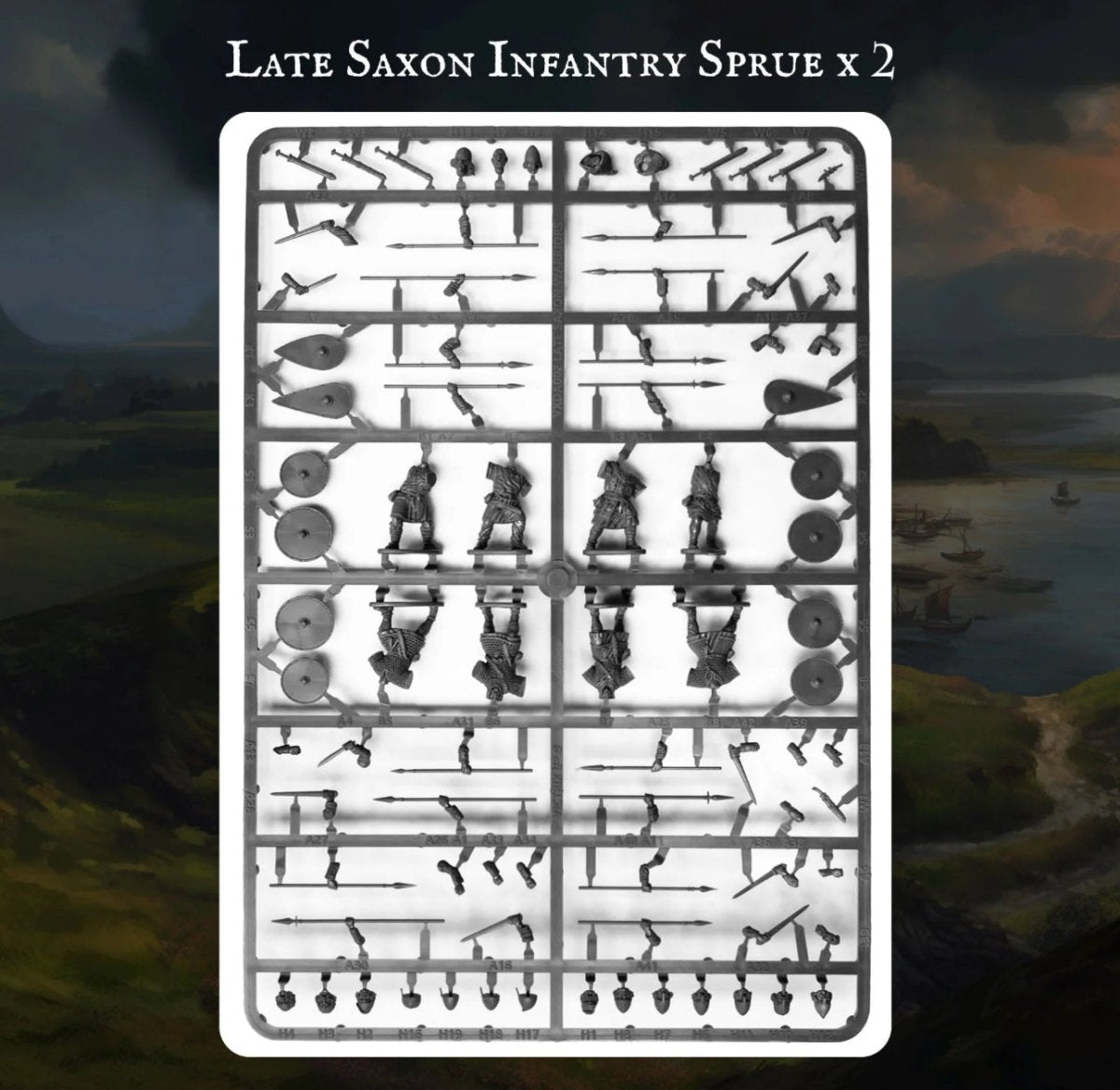 Saxon Warband - Fog of Wargames -