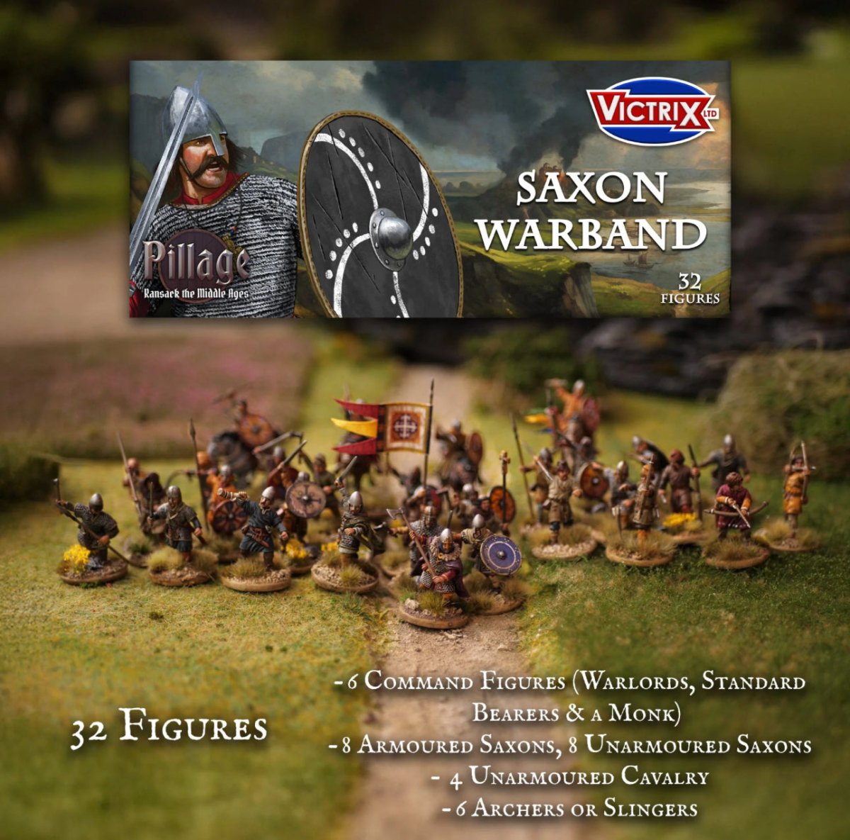 Saxon Warband - Fog of Wargames -