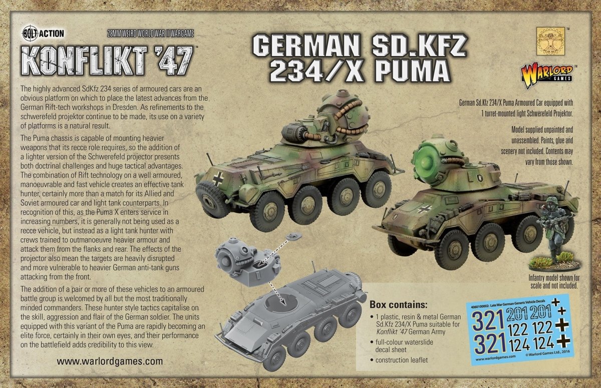 Sd.Kfz 234/X Puma - Fog of Wargames - 5.06E+12