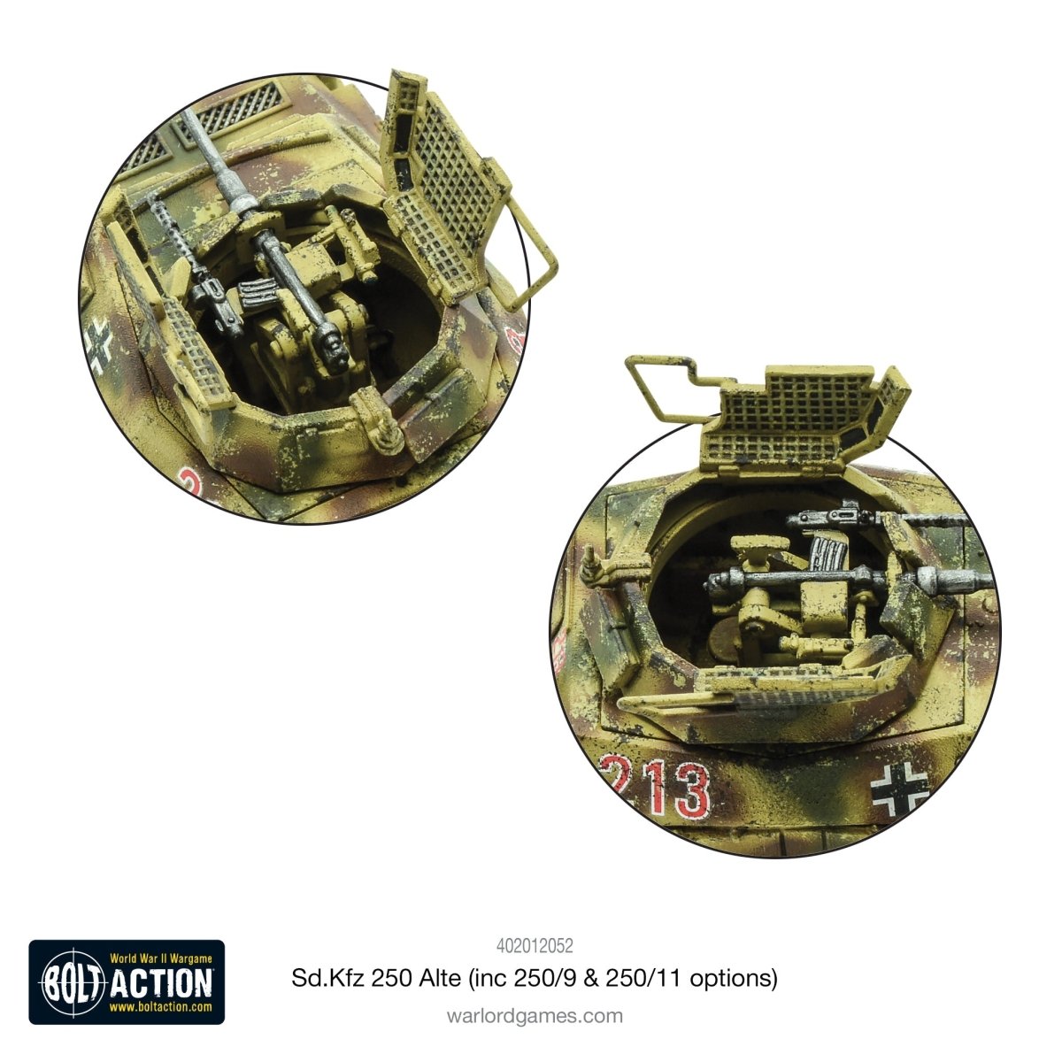 Sd.Kfz 250 (Alte) Half - Track (Options For 250/1, 250/9 & 250/11 Variants) - Fog of Wargames -