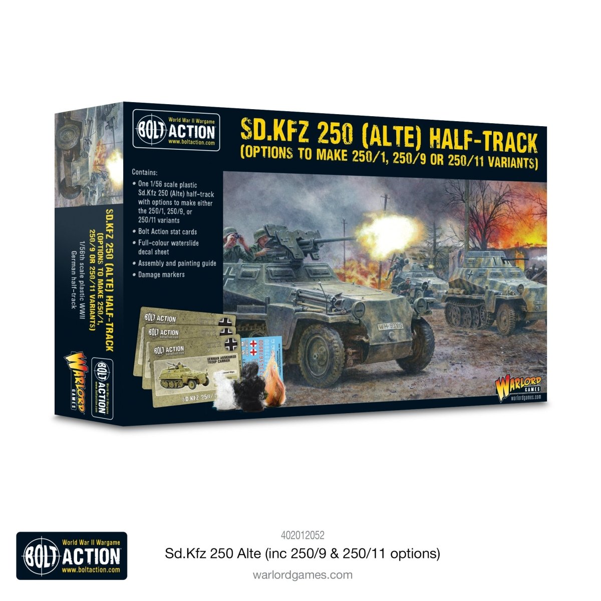 Sd.Kfz 250 (Alte) Half - Track (Options For 250/1, 250/9 & 250/11 Variants) - Fog of Wargames -