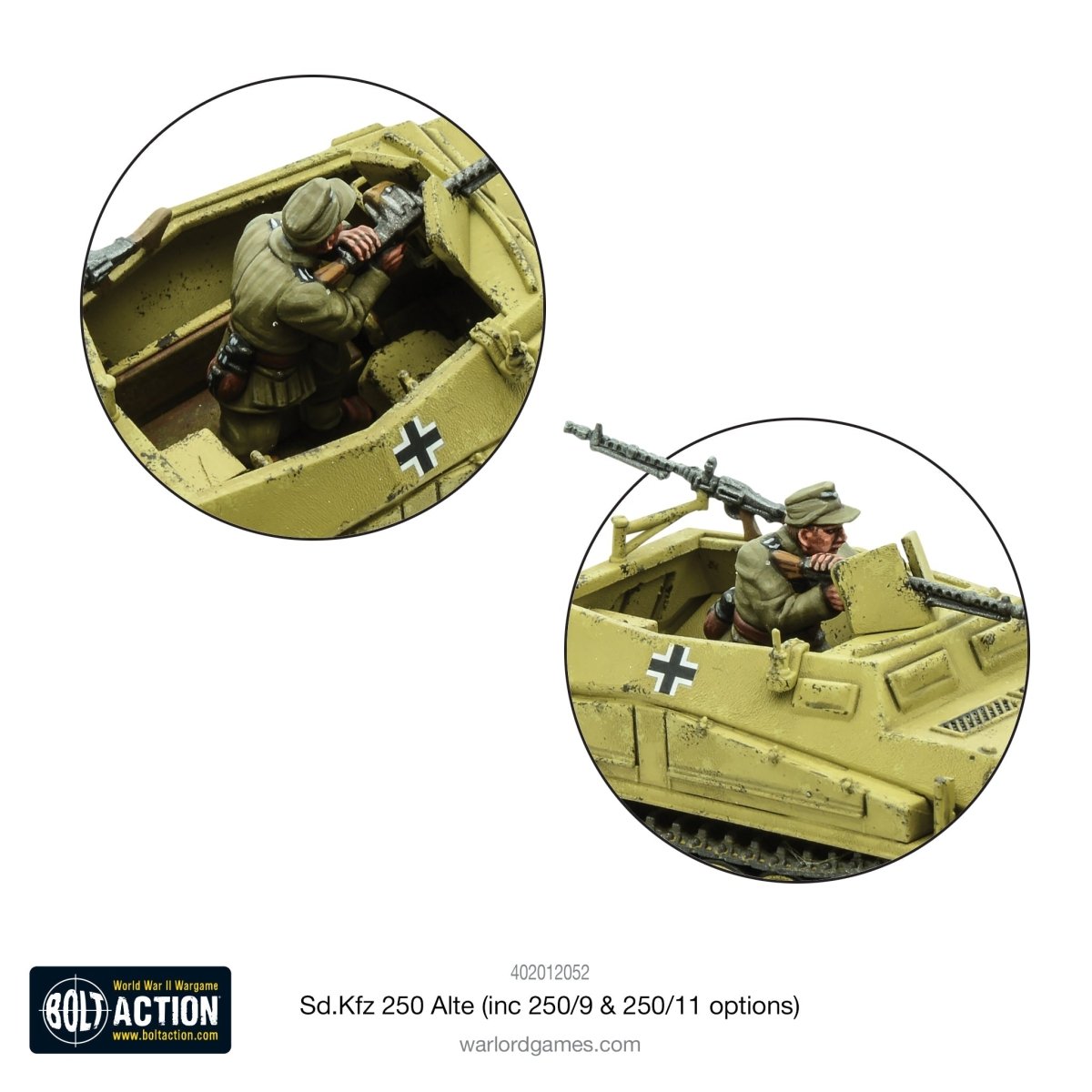 Sd.Kfz 250 (Alte) Half - Track (Options For 250/1, 250/9 & 250/11 Variants) - Fog of Wargames -