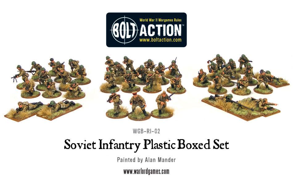 Soviet Infantry Plastic Box Set - Fog of Wargames -