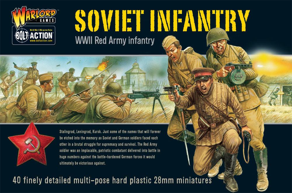 Soviet Infantry Plastic Box Set - Fog of Wargames -