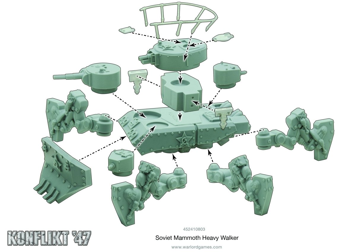 Soviet Mammoth Walker - Fog of Wargames -