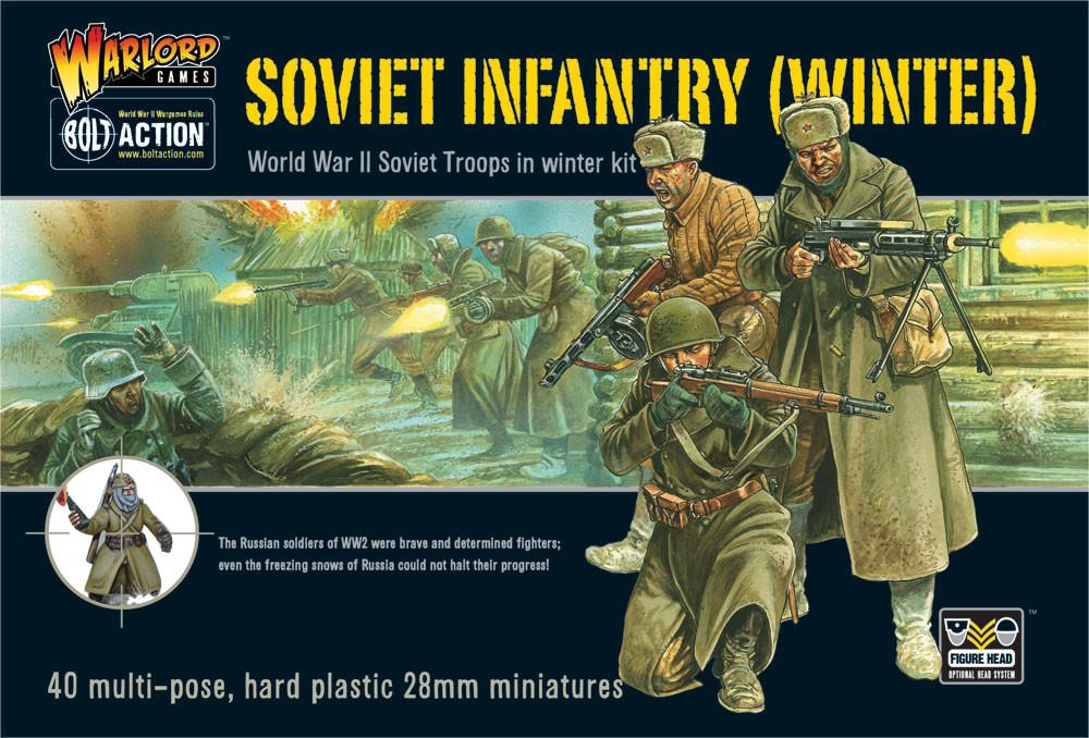 Soviet Winter Infantry Plastic Box Set - Fog of Wargames -