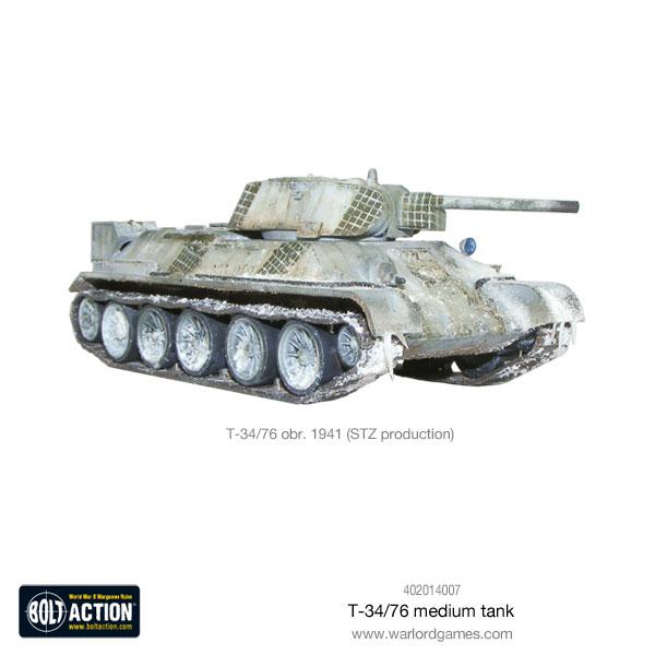 T - 34/76 Medium Tank - Fog of Wargames -