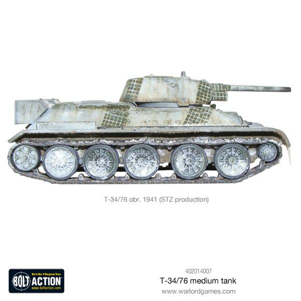 T - 34/76 Medium Tank - Fog of Wargames -
