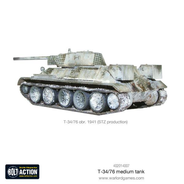 T - 34/76 Medium Tank - Fog of Wargames -