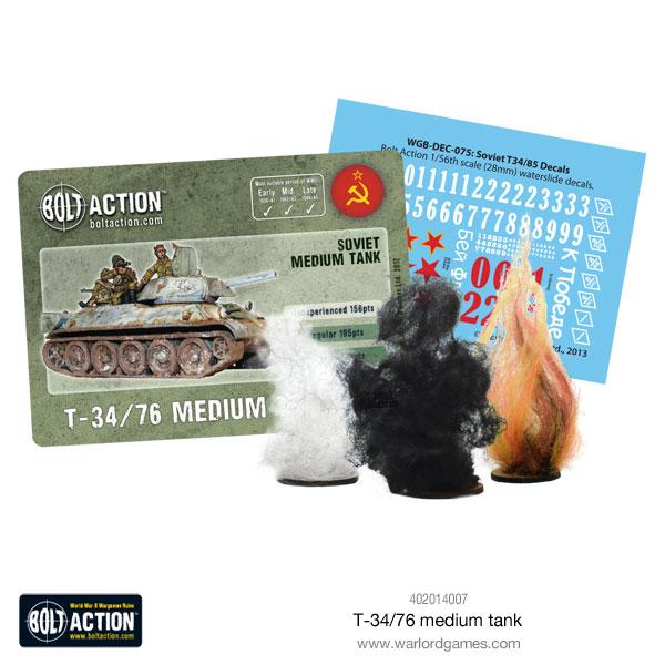 T - 34/76 Medium Tank - Fog of Wargames -