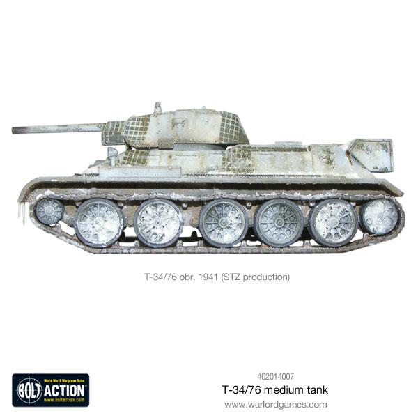 T - 34/76 Medium Tank - Fog of Wargames -