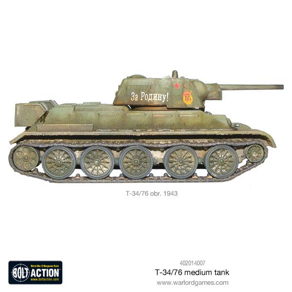 T - 34/76 Medium Tank - Fog of Wargames -