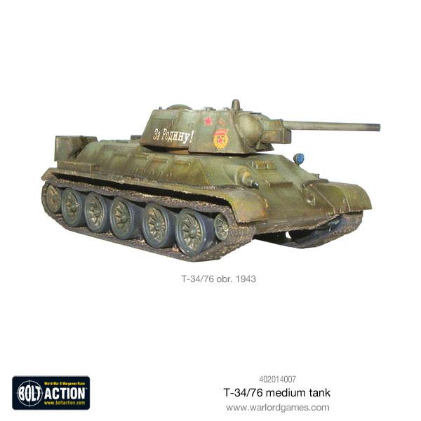 T - 34/76 Medium Tank - Fog of Wargames -