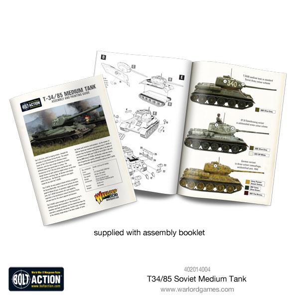 T - 34/85 Medium Tank (Plastic) - Fog of Wargames -