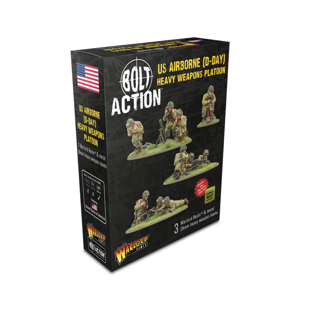 US Airborne (D - Day) Heavy Weapons Platoon - Fog of Wargames -