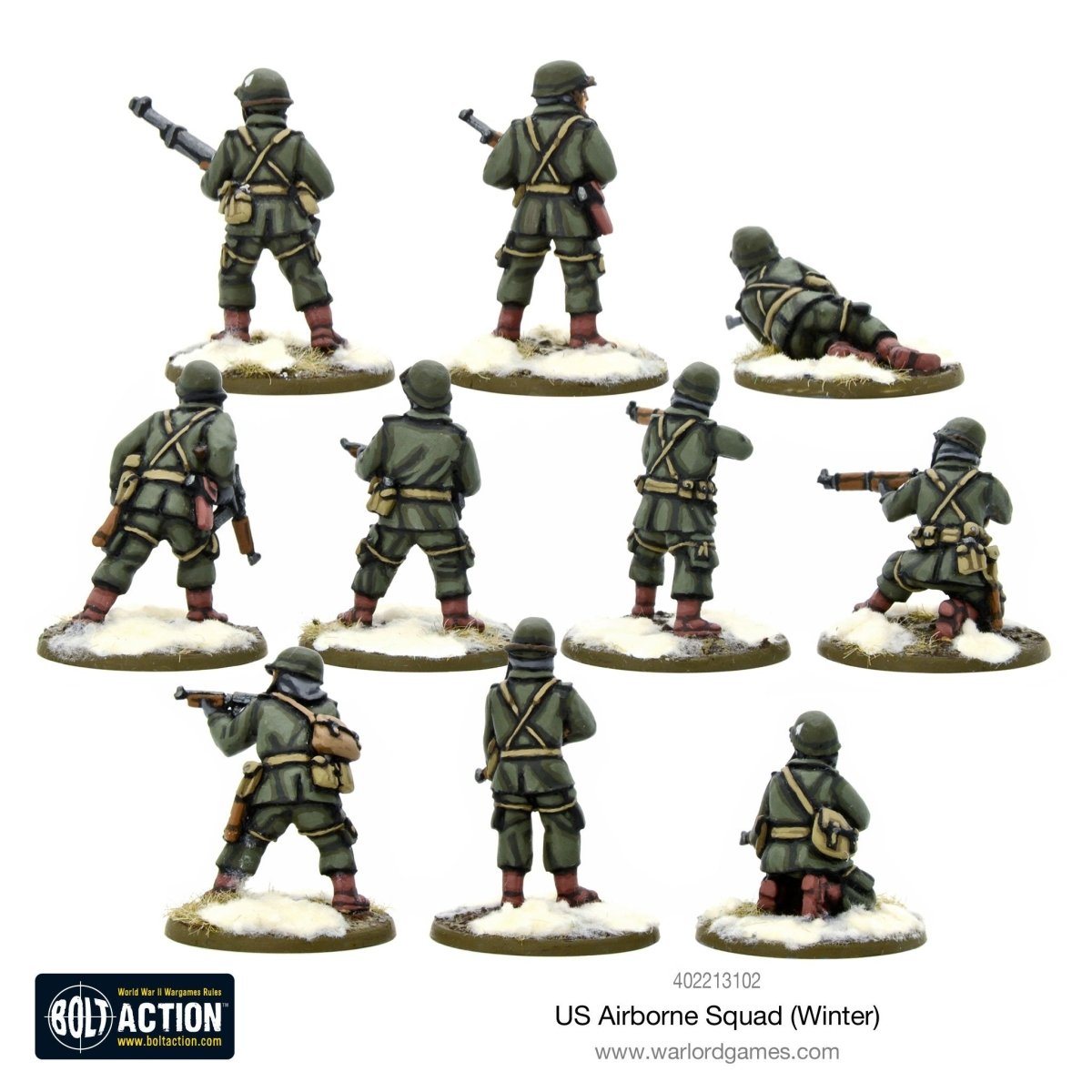 US Airborne Squad (Winter) - Fog of Wargames - 5.06E+12